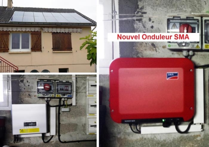 Consultez la chantier : onduleur schneider electric, dépannage photovoltaïque,  installateur solaire photovoltaïque