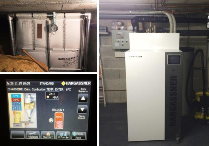 Chaudière granulés de bois Hargassner installateur qualibois-Rhône (69)