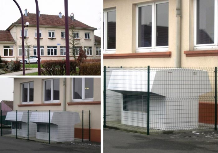 Consultez la chantier : pompe à chaleur aérothermique (pac air/eau) en cascade de marque stiebel elton wpl 47 sur bâtiment communale - région lorraine