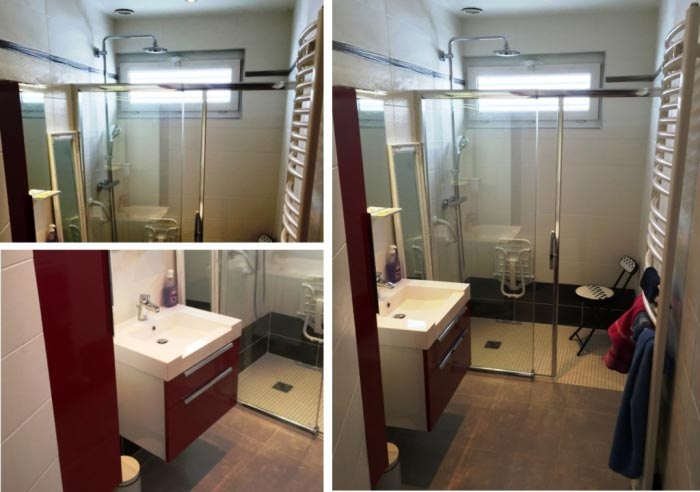 BIGEARD EURL : Création sur mesure d’une salle de bain avec douche à l’italienne