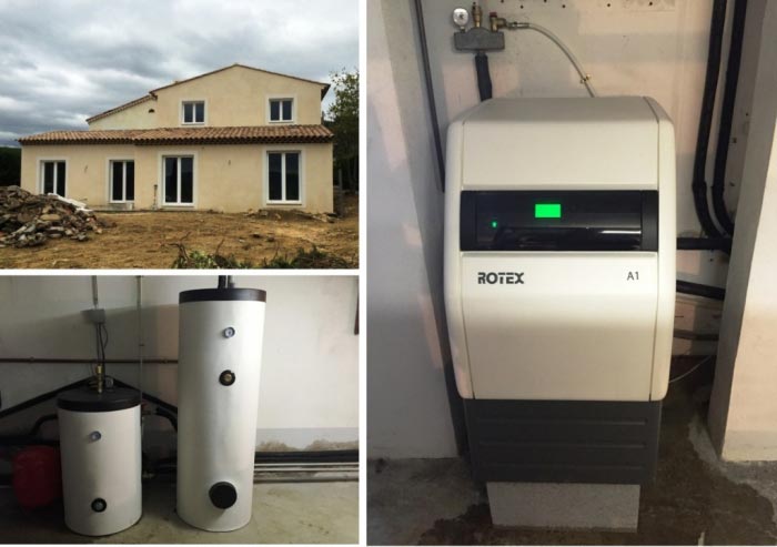 Consultez la chantier : installation chaudière gaz condensation a1 rotex daikin 06 mouans-sartoux