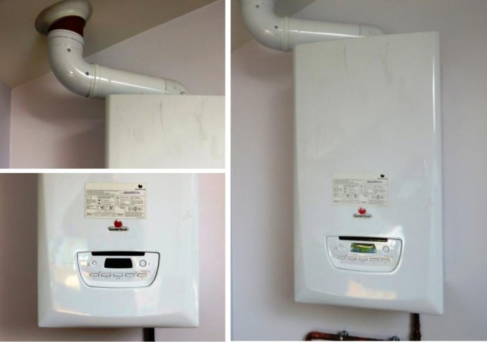chaudière gaz condensation de marque saunier duval modèle thema plus condens f25 à bourgoin jallieu 38 isère région rhône alpes