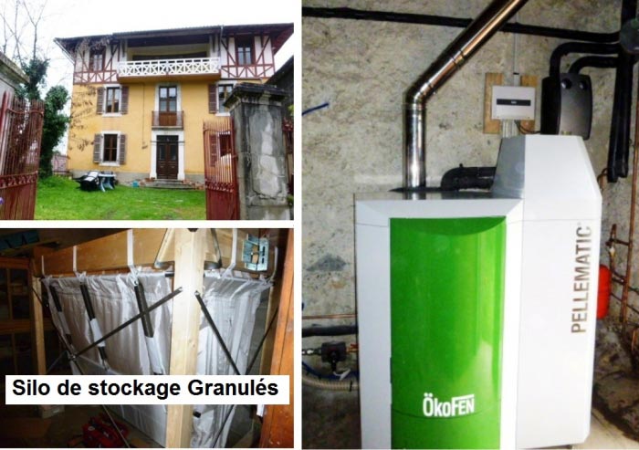 Chaudière à granulé de bois (Pellets) de marque Okofen