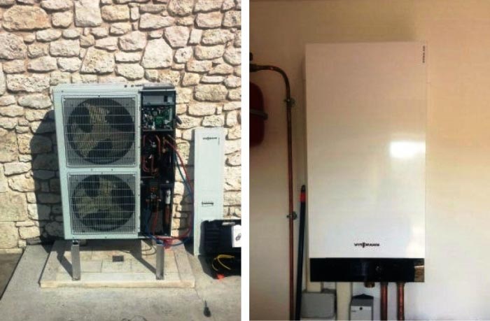 mise en service pompe à chaleur air-eau viessmann 