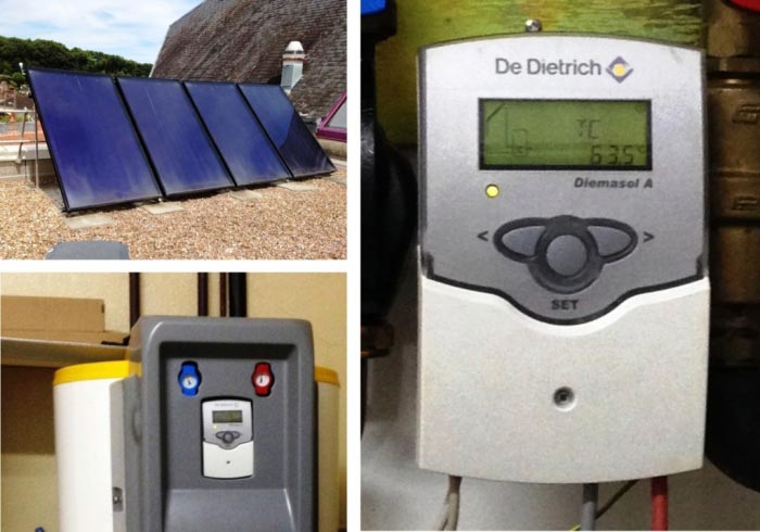 Intervention sur chauffe-eau solaire défectueux - entreprise certifiée RGE QualiSol