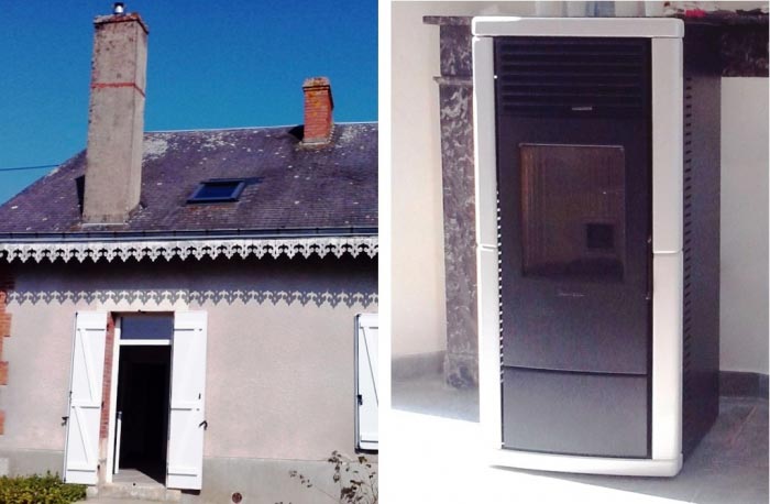 Installation Poêle à granulés RAVELLI  - entreprise certifiée RGE QualiBois