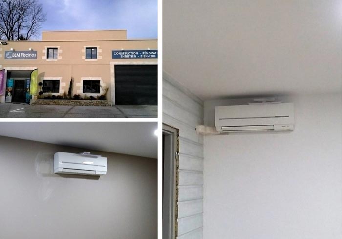 climatisation bureaux misubishi electric à landerrouat 33