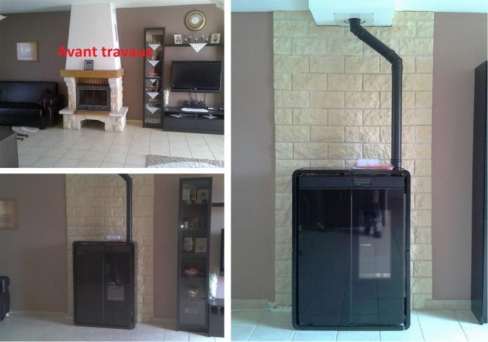 Poêle à granulés de bois pellets Edilkamin à Dadonville 45-Loiret (45)