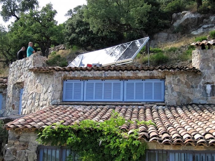 système solaire thermique combiné (ssc) à la garde freinet 83 var