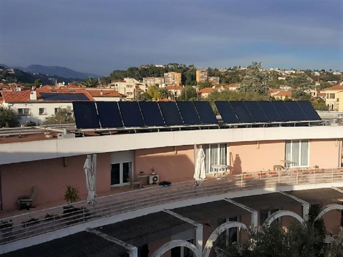 chauffe eau solaire collectif sonnenkraft avec maintenance à cagnes sur mer 06 alpes maritimes