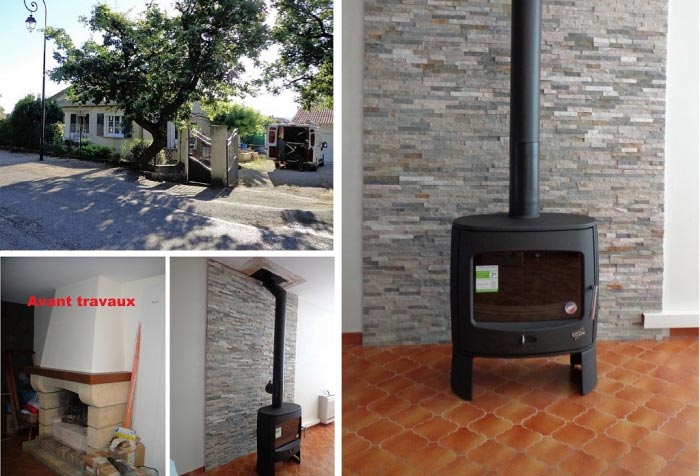 installateur rge qualibat qualibois -  vente installation poêle bois bûches godin à saint laurent des arbres  - 30 gard et 84 vaucluse