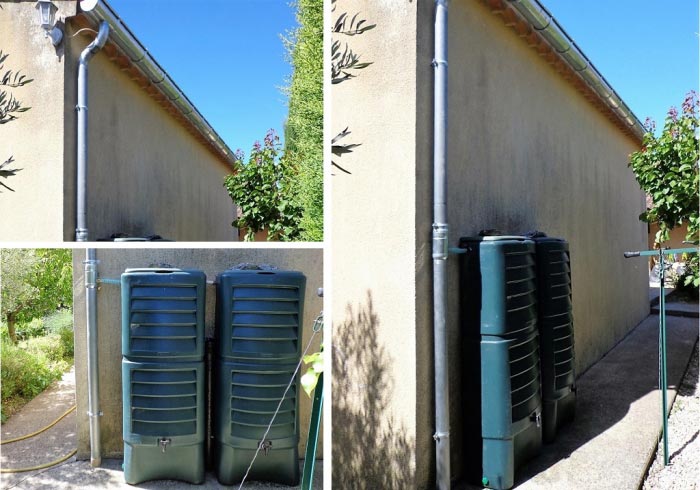 Plombier zingueur- Installation de récupération eau de pluie à Roquemaure 30 Gard et 84 Vaucluse