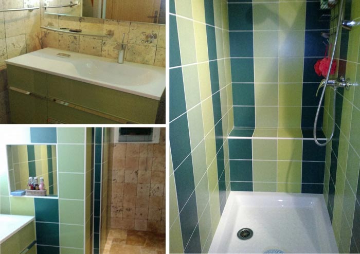 Consultez la chantier : plombier maître artisan - vente installation rénovation salle de bains 30 gard et 84 vaucluse