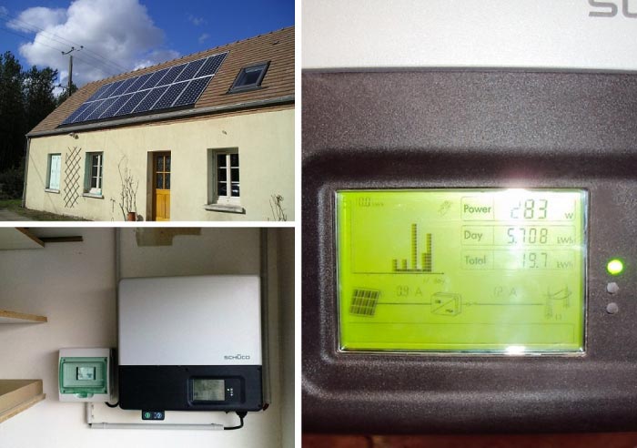 Consultez la chantier : sav onduleur solaire photovoltaïque sma schuco à vannes sur cosson 45 loiret