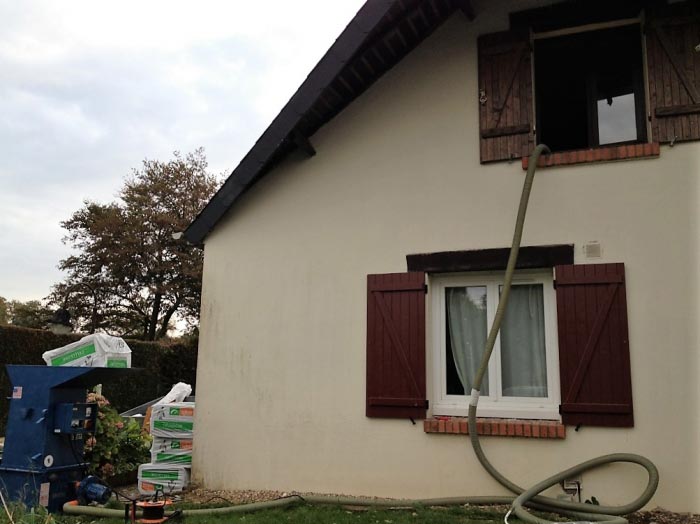Isolation de comble ouate de cellulose - Criquetot-sur-Ouville 76 Seine Maritim-Seine Maritime (76)