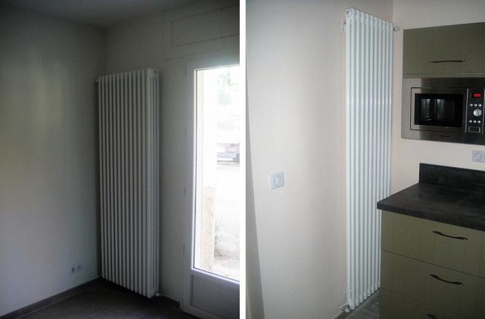 Consultez la chantier : chauffagiste rge - remplacement radiateurs chauffage central à st victor la coste 30 gard - 84 vaucluse