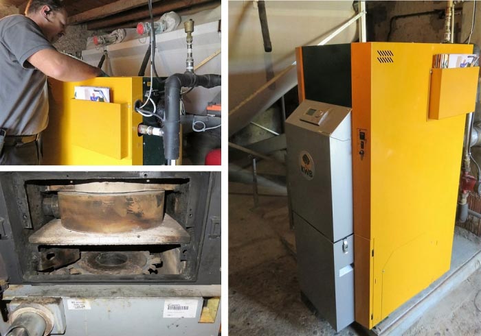 entretien chaudière granulé de bois pellet kwb easyfire 2 à ruy 38 isère
