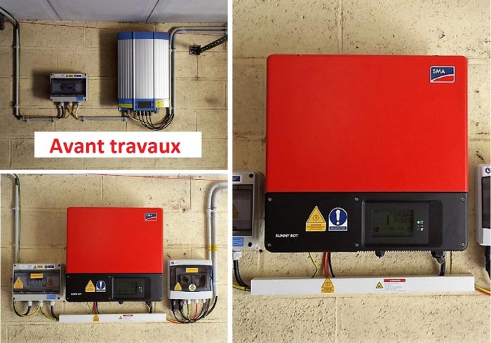 Consultez la chantier : sté. jb solaire - dépannage onduleur mastervolt, dépannage photovoltaique, installateur solaire photovoltaique