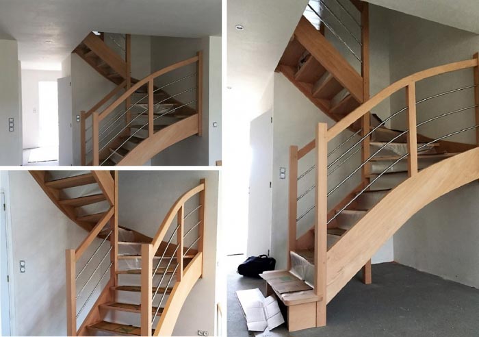 Consultez la chantier : escalier gamme confort 1000 ty services