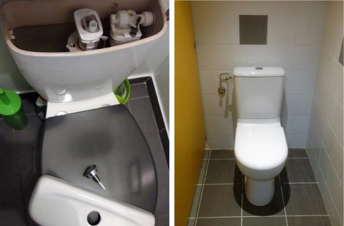 Plombier depannage et réparation sanitaire sur wc-Rhône (69)