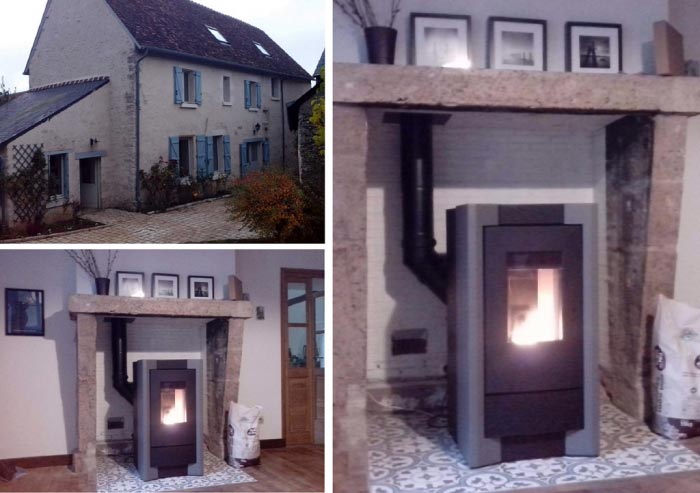 Installation Poêle à granulés de bois RIKA - entreprise certifiée RGE QualiBois