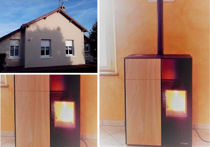 Installation Poêle à granulés de bois HAAS & SOHN - entreprise certifiée RGE QualiBois