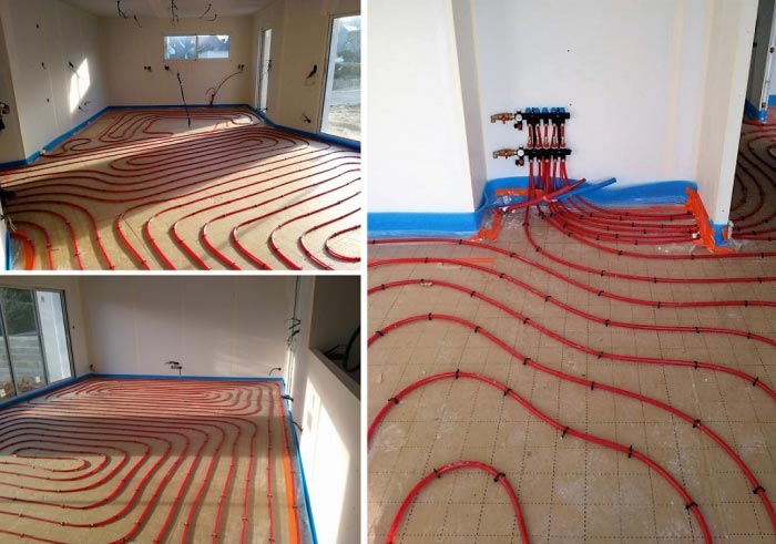 Consultez la chantier : vente installation plancher chauffant construction neuve ploemeur morbihan