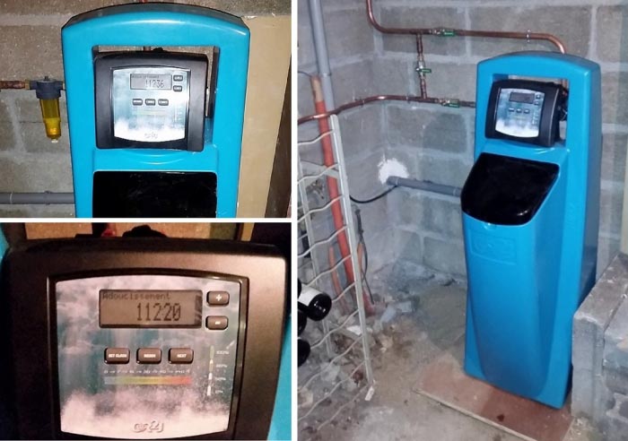 Consultez la chantier : installation d'un adoucisseur d'eau cr2j diamant 20 à erceville 45 480