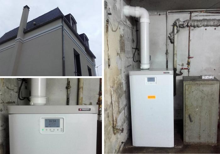 Consultez la chantier : installation chaudière gaz à condensation frisquet à nanterre 92