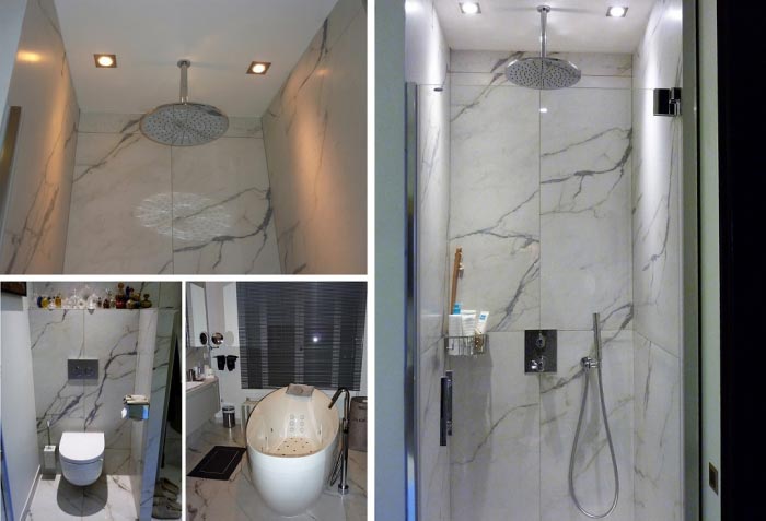 création de salle de bains et toilettes