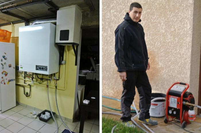 Desembouage plancher chauffant par un pro-Rhône (69)