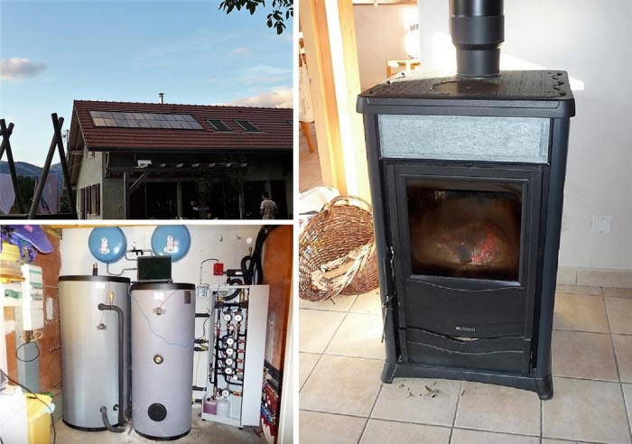 Consultez la chantier : chauffage solaire solaire direct solisart en remplacement d'un clipsol