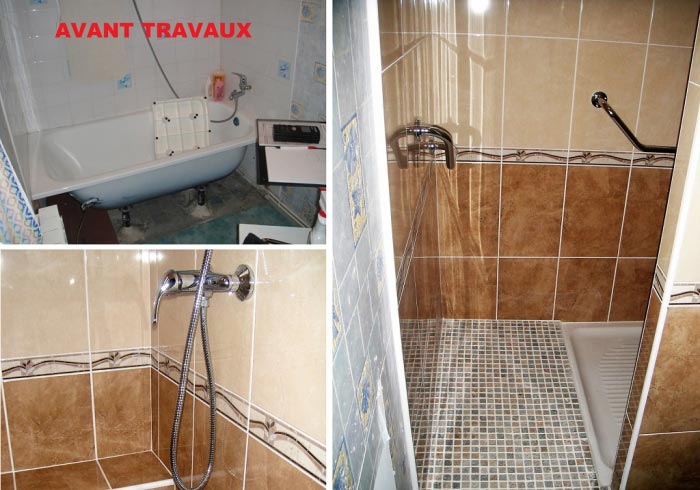 Consultez la chantier : rénovation salle de bains pmr dans le 30 gard et 84 vaucluse