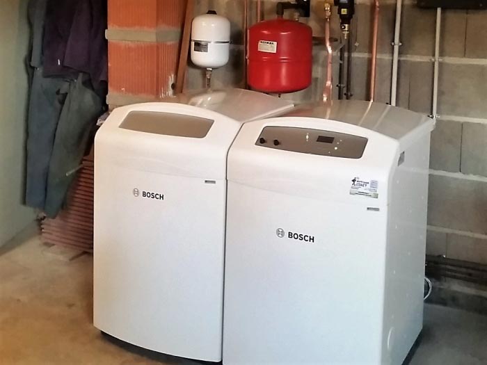 installation d'une chaudière fioul condensation bosch geminox à thignonville 45