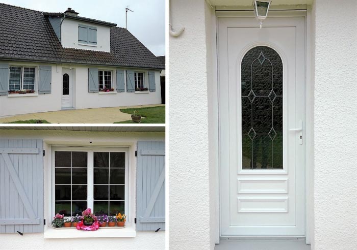 Consultez la chantier : pose de fenêtres huet / somfy en pvc