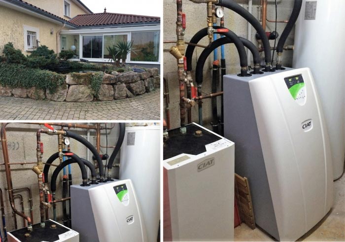 Ets PPCZ : Pompe à chaleur eau/eau réversible CIAT (Qualipac)