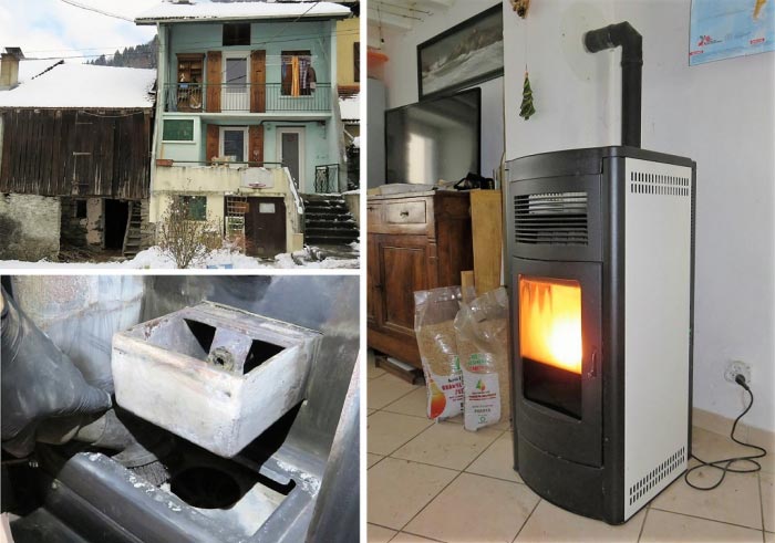 Entretien poêle granulés de bois (pellets) de marque MCZ modèle musa à 38110 Saint Chef 38 Isère