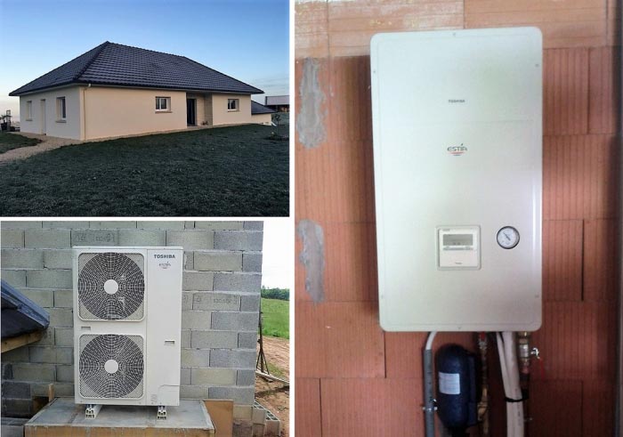 Consultez la chantier : pompe a chaleur (pac) air eau (aérothermie)