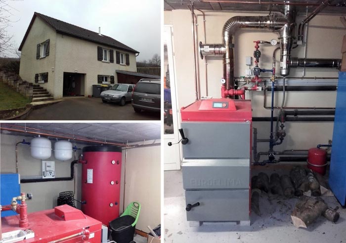 Consultez la chantier : chaudière bois euroclima thermobois 25 la