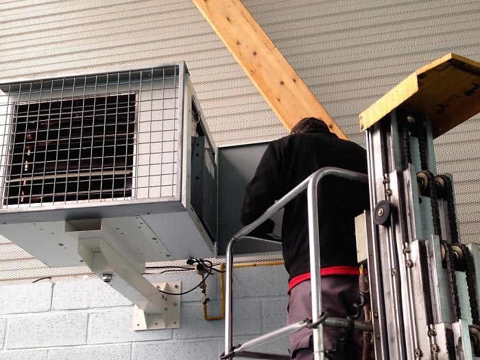 Consultez la chantier : entreprise chauffagiste, installation, maintenance, sav,dépannage - aérotherme gaz generfeu   bacqueville en caux 76