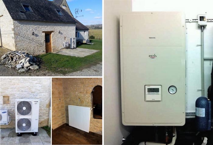 pompe a chaleur (pac) air eau (aérothermie) toshiba