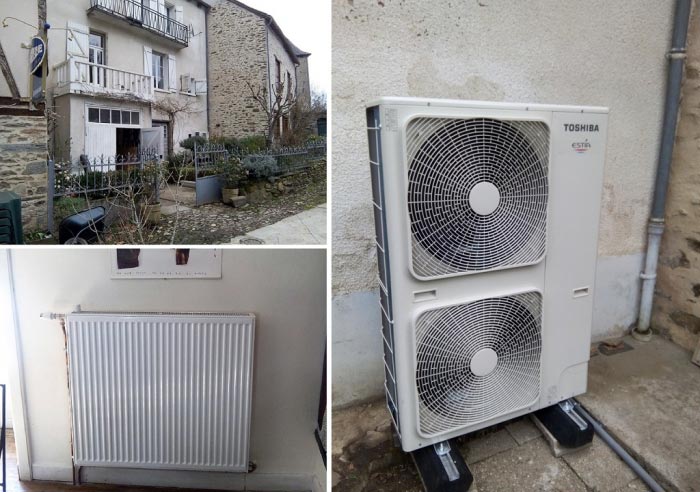 pompe a chaleur (pac) air eau (aérothermie) toshiba