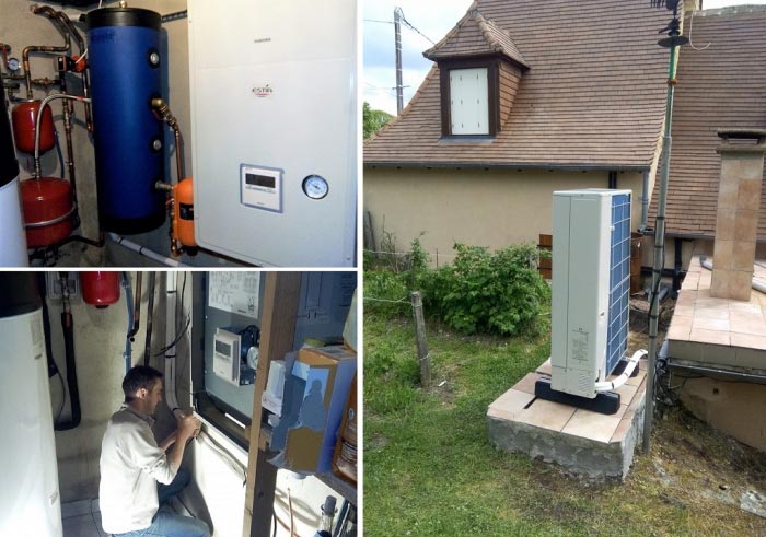 pompe a chaleur (pac) air eau (aérothermie) toshiba