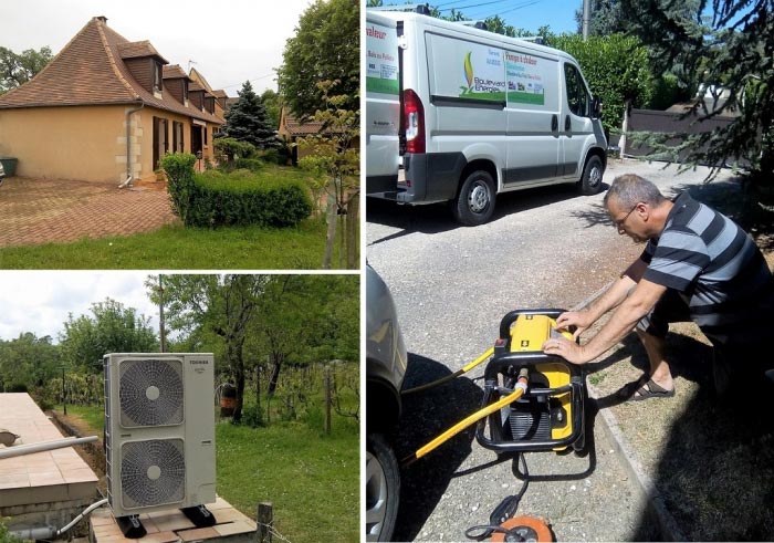 désembouage d'un réseau de radiateurs