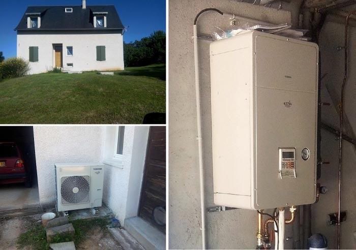 pompe a chaleur (pac) air eau (aérothermie) toshiba