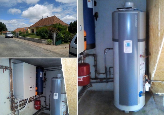 Consultez la chantier : chauffe eau thermodynamique de marque atlantic