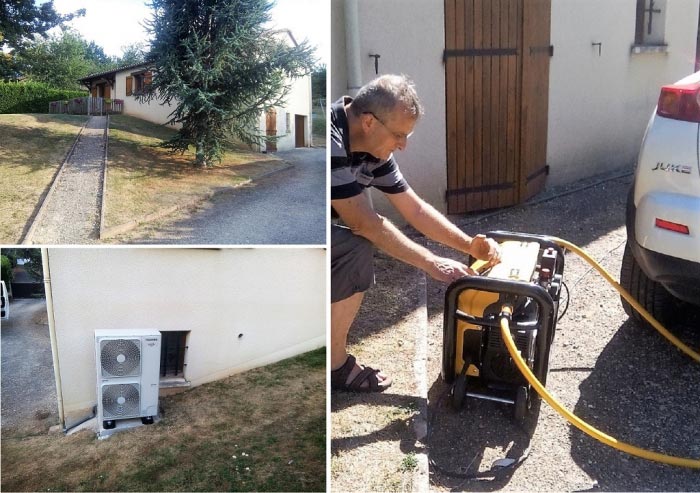 Désembouage d'un réseau de radiateurs