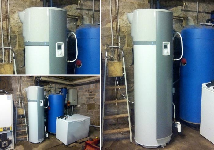 Consultez la chantier : chauffe eau thermodynamique de marque atlantic