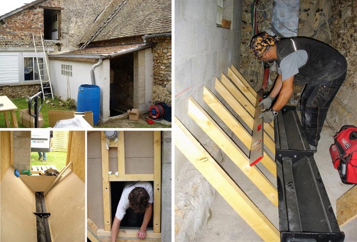 Consultez la chantier : silo granulés de bois en ossature bois à saint lubin de la haye (28)