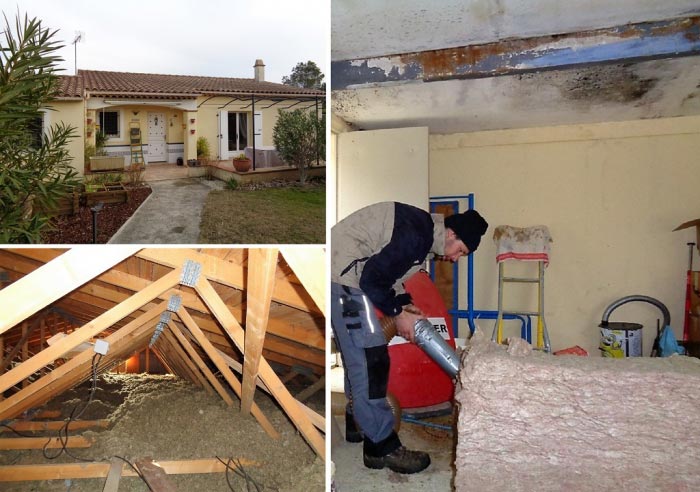 entreprise isolation qualibat rge 30 gard et 84 vaucluse - isolation combles perdus à laudun 30290